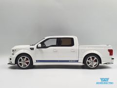 Xe Mô Hình Ford Shelby F-150 Pickup Snake 2019 1:18 GTSpirit ( Trắng Xanh )