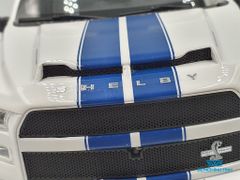 Xe Mô Hình Ford Shelby F-150 Pickup Snake 2019 1:18 GTSpirit ( Trắng Xanh )