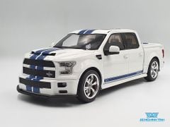 Xe Mô Hình Ford Shelby F-150 Pickup Snake 2019 1:18 GTSpirit ( Trắng Xanh )