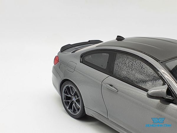 Xe Mô Hình BMW M4 CS Lime Rock Grey 1:18 GTSpirit ( Xám )