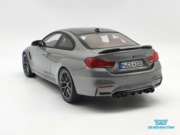 Xe Mô Hình BMW M4 CS Lime Rock Grey 1:18 GTSpirit ( Xám )