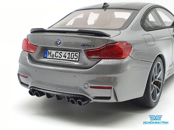 Xe Mô Hình BMW M4 CS Lime Rock Grey 1:18 GTSpirit ( Xám )