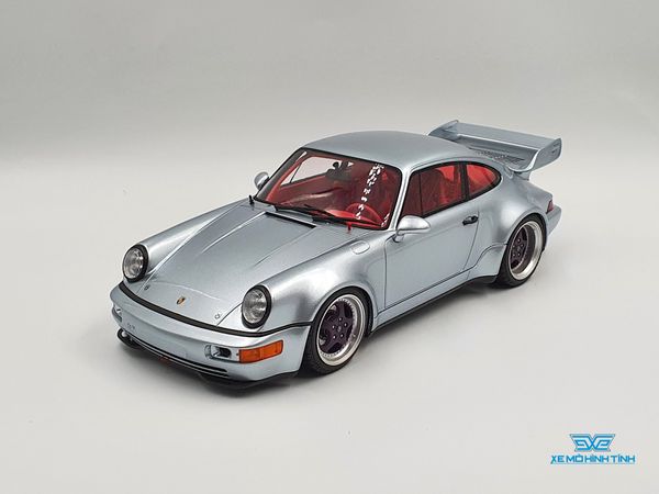 Xe Mô Hình Porsche 911 (964) RSR 1:18 GTSpirit ( Xanh Bạc )