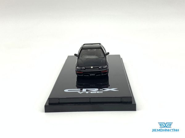 Xe Mô Hình Honda CR-X Sir (EF8) Customized Version Carbon Bonnet 1:64 Hobby ( Đen , Mâm Vàng )