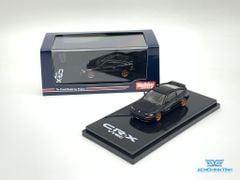 Xe Mô Hình Honda CR-X Sir (EF8) Customized Version Carbon Bonnet 1:64 Hobby ( Đen , Mâm Vàng )