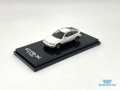 Xe Mô Hình Honda CR-X Sir (EF8) Customized Version 1:64 Hobby ( Trắng , Mâm Vàng )