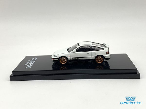 Xe Mô Hình Honda CR-X Sir (EF8) Customized Version 1:64 Hobby ( Trắng , Mâm Vàng )