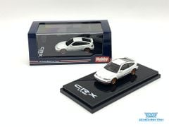 Xe Mô Hình Honda CR-X Sir (EF8) Customized Version 1:64 Hobby ( Trắng , Mâm Vàng )