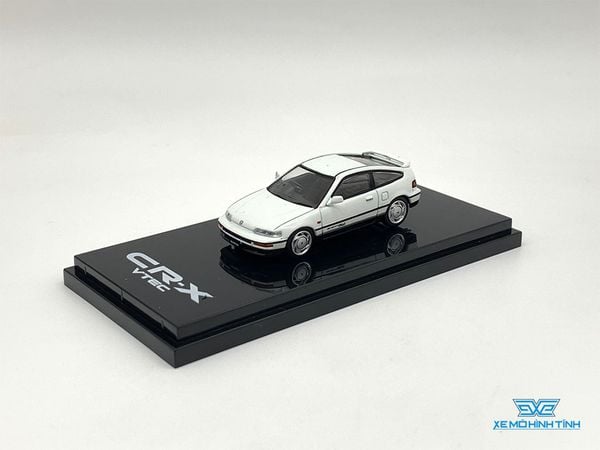 Xe Mô Hình Honda CR-X Sir (EF8) 1:64 Hobby ( Trắng , Mâm Bạc )