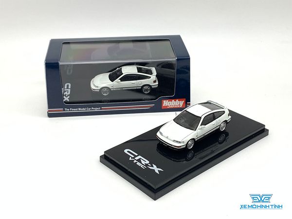 Xe Mô Hình Honda CR-X Sir (EF8) 1:64 Hobby ( Trắng , Mâm Bạc )