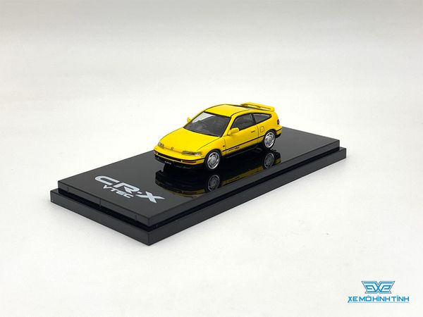 Xe Mô Hình Honda CR-X Sir (EF8) 1:64 Hobby ( Vàng , Mâm Bạc )