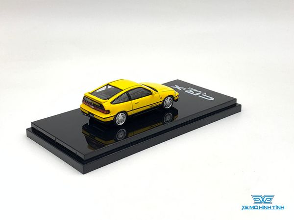 Xe Mô Hình Honda CR-X Sir (EF8) 1:64 Hobby ( Vàng , Mâm Bạc )