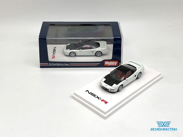 Xe Mô Hình 1992 Honda NSX ( NA1 ) 1:64 Hobby Japan ( Trắng Mui Đen )