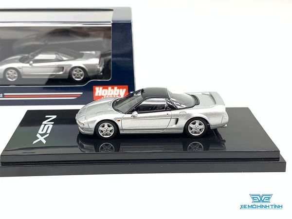 Xe Mô Hình 1992 Honda NSX ( NA1 ) 1:64 Hobby Japan ( Bạc )