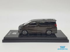 Xe Mô Hình Toyota Alphard Hybrid (H30W) 1:64 Hoppy Japan ( Nâu )