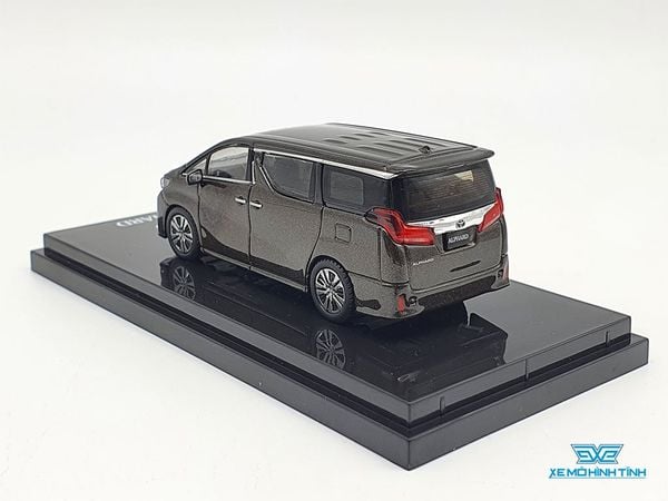 Xe Mô Hình Toyota Alphard Hybrid (H30W) 1:64 Hoppy Japan ( Nâu )