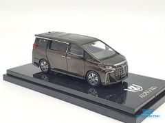 Xe Mô Hình Toyota Alphard Hybrid (H30W) 1:64 Hoppy Japan ( Nâu )