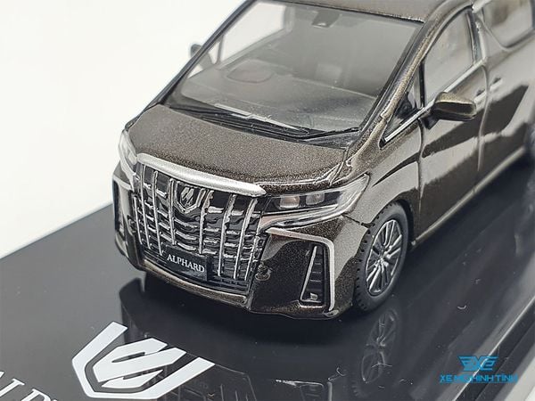 Xe Mô Hình Toyota Alphard Hybrid (H30W) 1:64 Hoppy Japan ( Nâu )