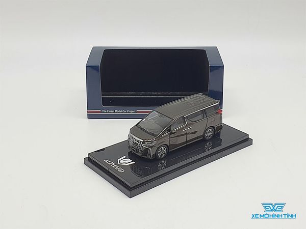 Xe Mô Hình Toyota Alphard Hybrid (H30W) 1:64 Hoppy Japan ( Nâu )