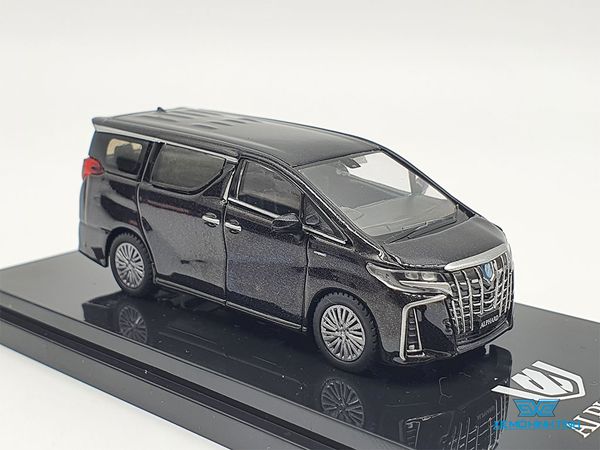 Xe Mô Hình Toyota Alphard Hybrid (H30W) 1:64 Hoppy Japan ( Đen )