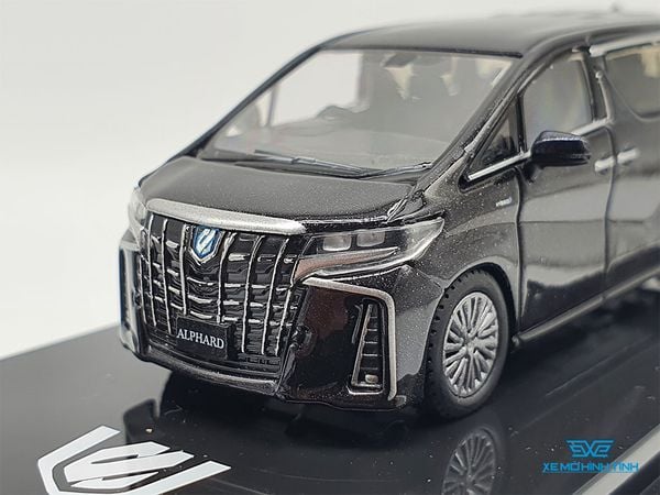 Xe Mô Hình Toyota Alphard Hybrid (H30W) 1:64 Hoppy Japan ( Đen )