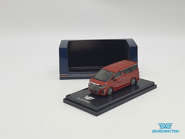 Xe Mô Hình Toyota Alphard Hybrid (H30W) 1:64 Hoppy Japan ( Đỏ )