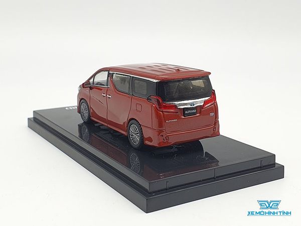 Xe Mô Hình Toyota Alphard Hybrid (H30W) 1:64 Hoppy Japan ( Đỏ )