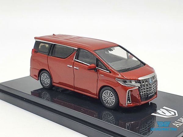 Xe Mô Hình Toyota Alphard Hybrid (H30W) 1:64 Hoppy Japan ( Đỏ )