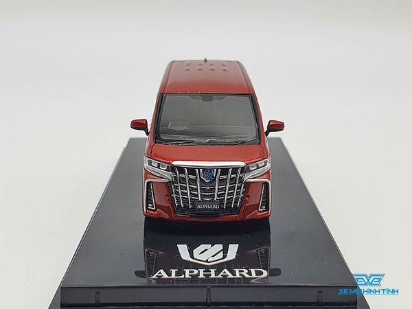 Xe Mô Hình Toyota Alphard Hybrid (H30W) 1:64 Hoppy Japan ( Đỏ )