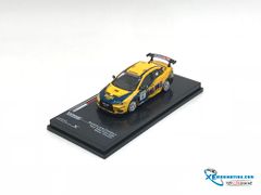 Xe Mô Hình Mitsubishi Lancer Evolution X Super Taikyu Series 2008 Nakaya / Kinoshita 1:64 Tarmac Works ( Vàng )