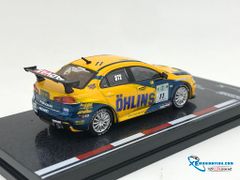 Xe Mô Hình Mitsubishi Lancer Evolution X Super Taikyu Series 2008 Nakaya / Kinoshita 1:64 Tarmac Works ( Vàng )