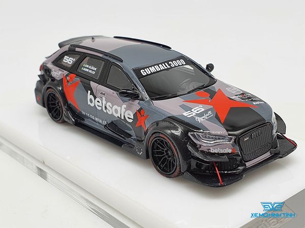 Xe Mô Hình Audi RS6 DTM 56 1:64 HPI64 ( Xám Camo )