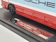 Xe Mô Hình Mercedes-Benz Truck Porsche-Gulf 1:64 HPI64 ( Đỏ Xanh )