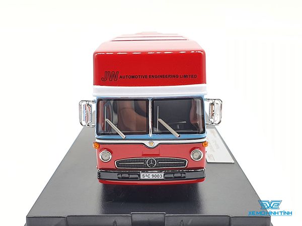 Xe Mô Hình Mercedes-Benz Truck Porsche-Gulf 1:64 HPI64 ( Đỏ Xanh )