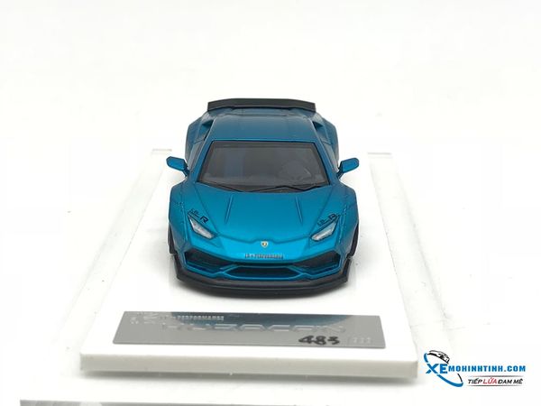 Xe Mô Hình Lamborghini Huracan Liberty Walk 1:64 LB ( Xanh ngọc Nhám )