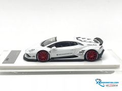 Xe Mô Hình Lamborghini Huracan Liberty Walk 1:64 LB ( Trắng Mâm Đỏ )