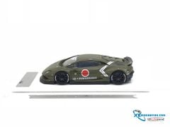 Xe Mô Hình Lamborghini Huracan Liberty Walk 1:64 LB ( Xanh Quân Đội )