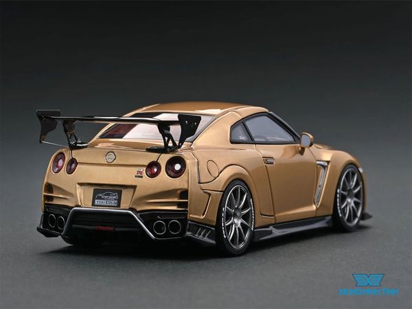 Xe Mô Hình Nissan Top Secret GT-R (R35) 1:43 Ignition Model ( Gold )