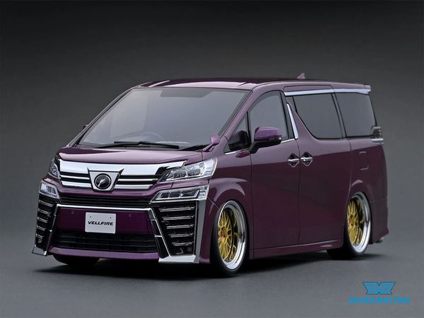 Xe Mô Hình Toyota Vellfire (H30W) ZG 1:18 Ignition Model ( Purple Metallic )