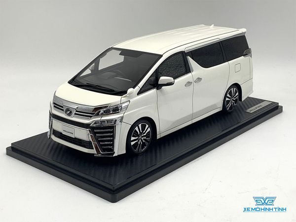 Xe Mô Hình Toyota Vellfire (H30W) ZG White Pearl Crystal Shine 1:18 Ignition Model ( Trắng )