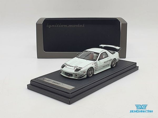 Xe Mô Hình Mazda RX-7(FC3S) RE Amemiya White 1:43 Ignition Model (Trắng)