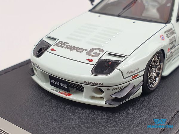 Xe Mô Hình Mazda RX-7(FC3S) RE Amemiya White 1:43 Ignition Model (Trắng)