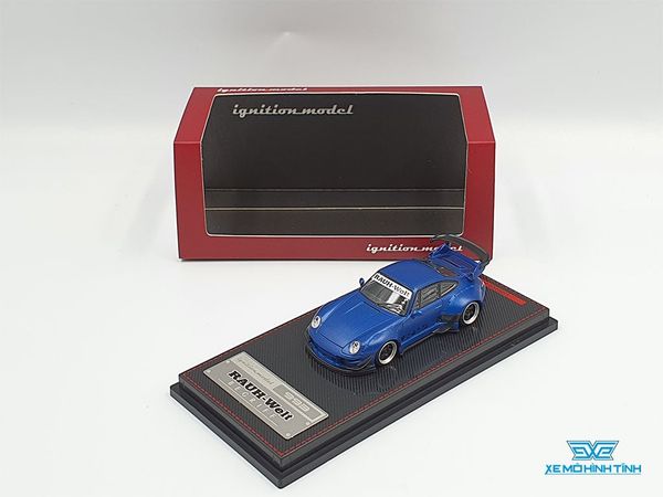 Xe Mô Hình Porsche RWB 993 1:64 Ignition Model ( Xanh Dương Nhám )