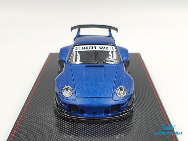 Xe Mô Hình Porsche RWB 993 1:64 Ignition Model ( Xanh Dương Nhám )