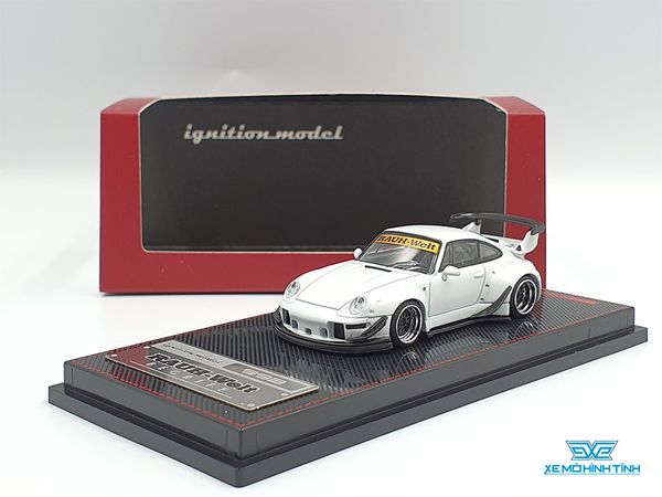 Xe Mô Hình Porsche RWB 993 1:64 Ignition Model ( Trắng Nhám )