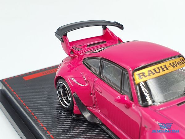 Xe Mô Hình Porsche RWB 993 1:64 Ignition Model ( Hồng )