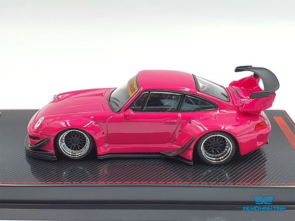 Xe Mô Hình Porsche RWB 993 1:64 Ignition Model ( Hồng )