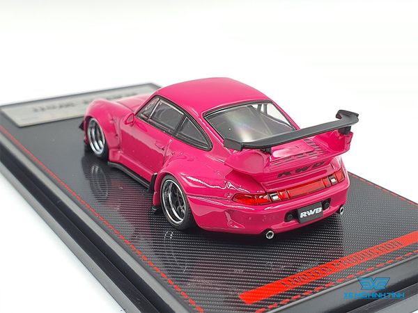 Xe Mô Hình Porsche RWB 993 1:64 Ignition Model ( Hồng )