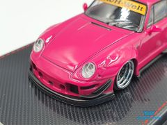 Xe Mô Hình Porsche RWB 993 1:64 Ignition Model ( Hồng )