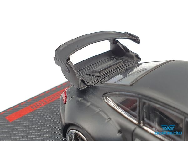 Xe Mô Hình Porsche RWB 993 1:64 Ignition Model ( Đen Nhám )